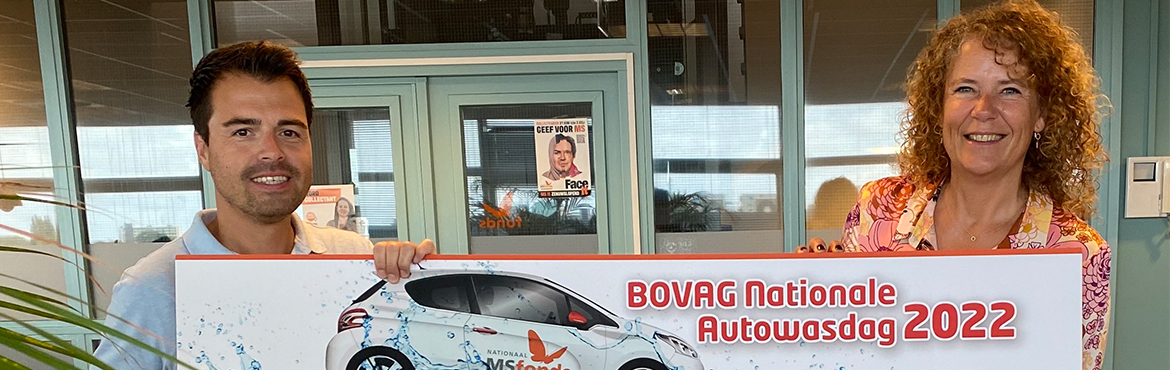 BOVAG Autowas- en Poetsbedrijven doneren € 28.308,00 aan het Nationaal MS Fonds