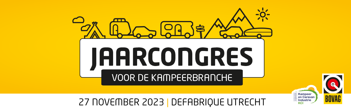 Jaarcongres Kampeerbranche op 27 november in DeFabrique Utrecht