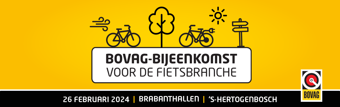 Bijeenkomst voor de fietsbranche op 26 februari